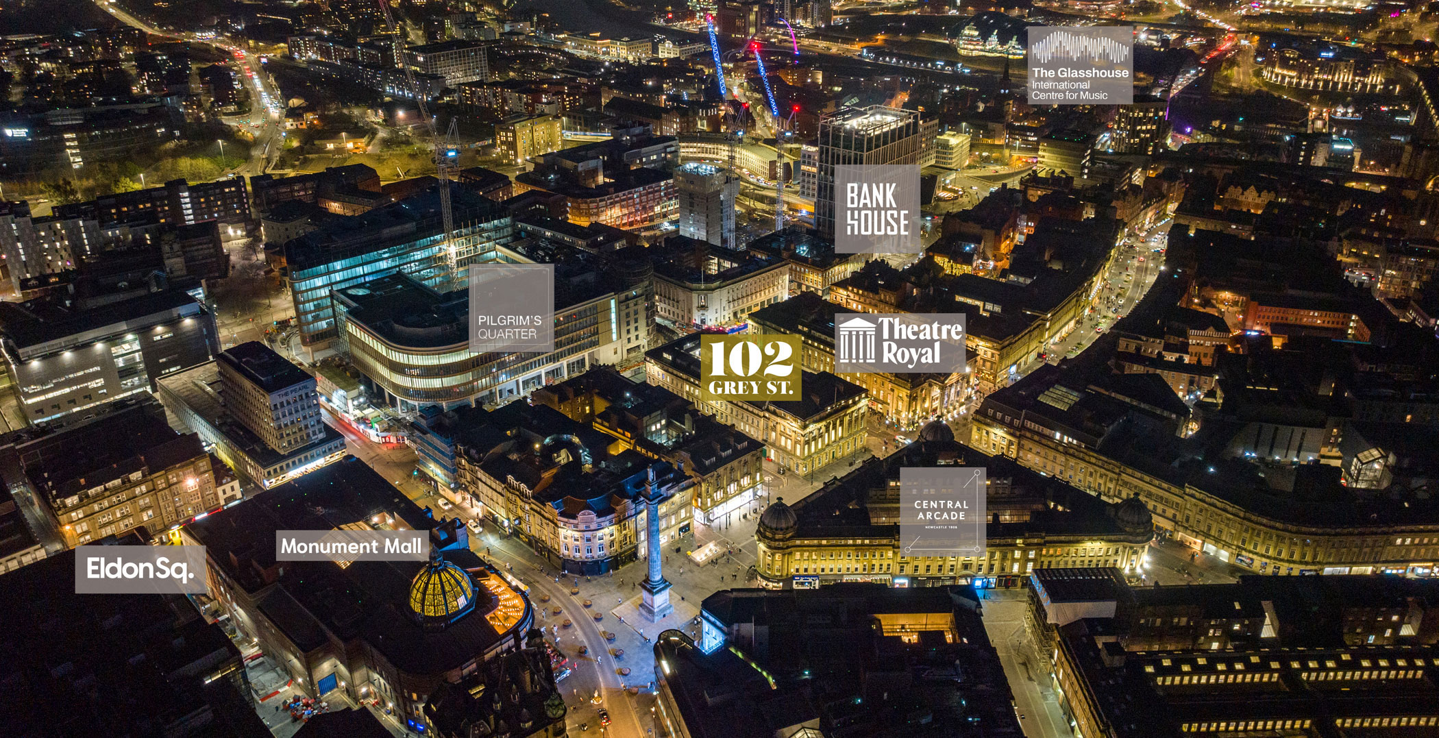 Aerial view of 102 Grey Street